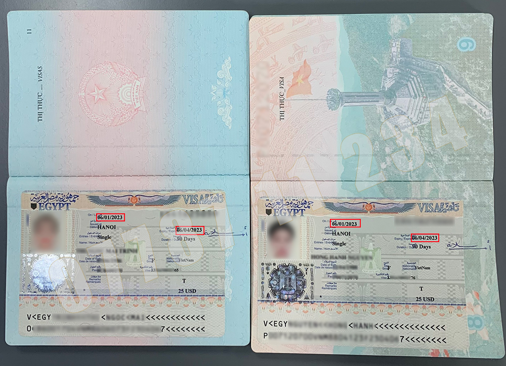 Dịch vụ xin visa du lịch Ai Cập trọn gói
