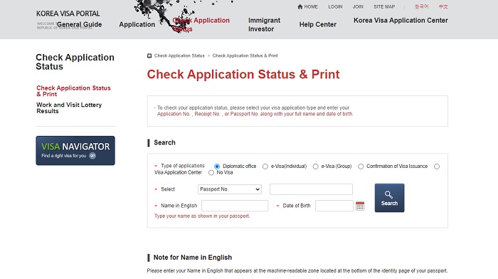 Cách kiểm tra kết quả visa Hàn Quốc kiểm tra thời hạn visa hàn quốc